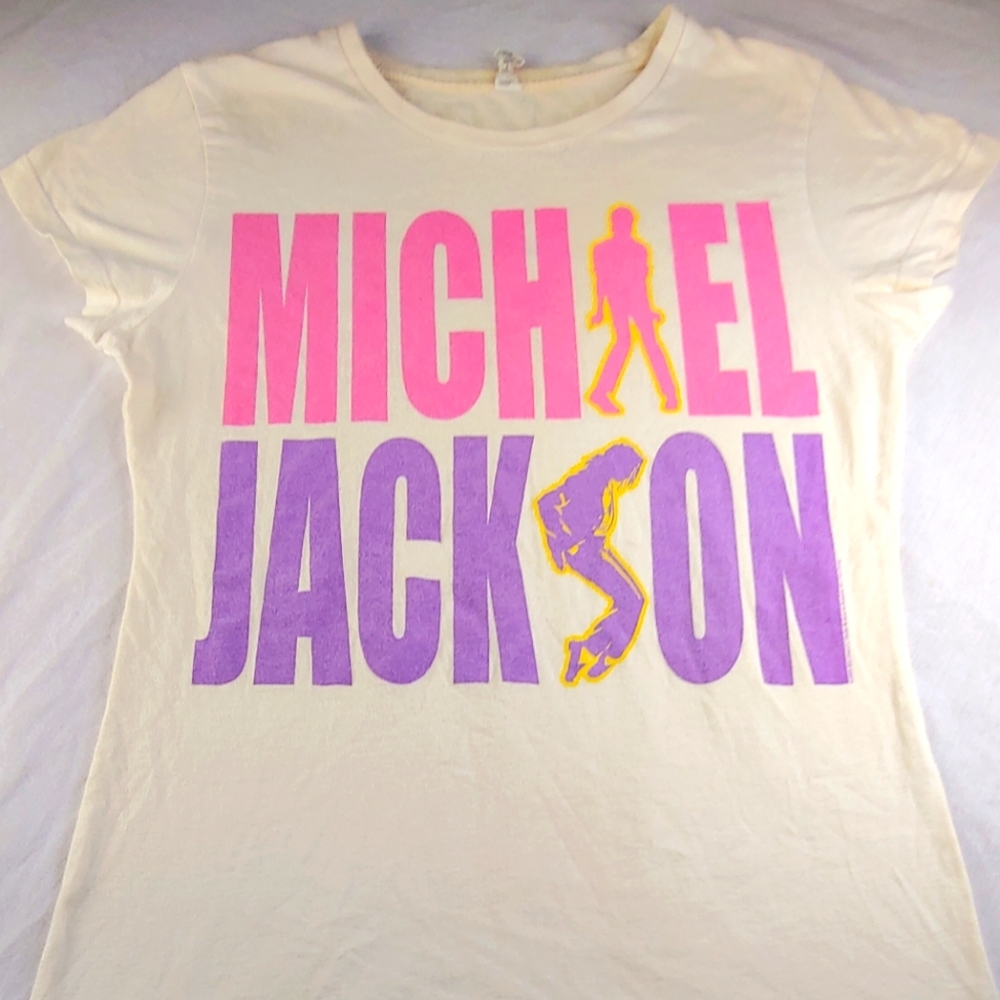 Micheal Jackson 80's Inspired Tee Large